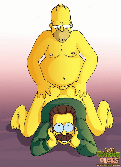 just cartoon s simpsons dick Gay